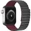 Ремінець силіконовий Hoco iWatch WA07 magnetic 38/40/41 mm grey червоний wine - мініатюра 1