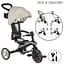 Велосипед детский Globber Explorer Trike Foldable 4в1 до 20 кг песочный (732-466-2) - миниатюра 3