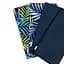Набор салфеток Cosas Tropical&Dark Blue Satin 4 шт. 30х30 см разноцветный/синий (Set-4Serv_FoliageBlack_SatBlue_30) - миниатюра 1