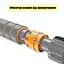 Раздвижной распорный турник EasyFit OrangeGymBar 90-130 см - миниатюра 4