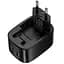 СЗУ Hoco CS102A Folding PD30W+QC3.0 (1USB-A/1C) Black - миниатюра 3