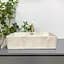 Умивальник VBI Arabba M beige stone matt накладний VBI-013504 - мініатюра 4