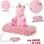Плед Perletti Toys Lily Unicorn з м'якою іграшкою 120x80 см рожевий (P13069) - мініатюра 3
