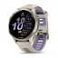 Смарт-годинник Garmin Forerunner 970 French Gray Soft Gold Titanium with French Gray/Translucent Indigo Silicone with Soft Gold Buckle (010-02969-62) - мініатюра 1