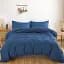 Пододеяльник MirSon Satin Light Pro 10-011 110х140 см Dark Blue (2200010173925) - миниатюра 1