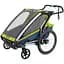 Дитяча коляска Thule Chariot Sport Double (Chartreuse-Mykonos) (TH 10201004) - мініатюра 1