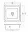 Кухонная мойка Platinum 4040 RUBA (SP000040837) - миниатюра 8