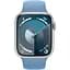 Смарт-часы Apple Watch Series 9 GPS 45mm Silver Aluminum Case with Blue Sport Band S/M [MR9D3] [92664] - миниатюра 2