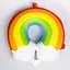 Ортопедична подушка для шиї Yiwu Rainbow U-подібна, з ефектом пам'яті, червона - мініатюра 1