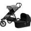 Дитяча коляска Thule Urban Glide 2 Grey Melange з люлькою (TH 10101965) - мініатюра 1