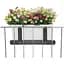 Кріплення для вазонів Lechuza Balconera Котедж чорне (4008789190338) - мініатюра 4