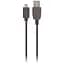 Кабель Maxlife cable USB - USB-C 1.0m 2A Black - миниатюра 1
