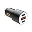 Автомобильное зарядное устройство XO CC45 PD30W PD+USB30W Shared 60W Metal Gray - миниатюра 1