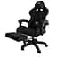 Кресло геймерское Dunmoon 24243 с подставкой для ног Black - миниатюра 8