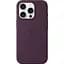 Чохол Silicone Case with MagSafe для Apple iPhone 16 Pro Plum AAA [116585] - мініатюра 3