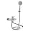 Змішувач для ванни Lidz Luna 005 (з душовим гарнітуром) (k35) LDLUN005NKS46093 Nickel Нержавіюча сталь - мініатюра 1