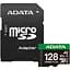 Карта пам'яті ADATA microSDXC Speed Plus 128Gb Class 10 UHS-1 A2 V30 + SD адаптер (UD128GUI3V30A2SP-RA1) [162138] - мініатюра 1