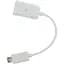 Кабель переходник Toto OTG cable micro папа USB мама 0.16 m белый - миниатюра 1