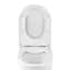 Унітаз підвісний Kroner Armada WHI513636 RIMLESS безобідковий з сидінням Slim Duroplast / Soft-close / Quick relase (KA513636WHIR), Білий - мініатюра 6