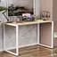 Письменный стол Ferrum-decor Серии Коннект 75x120x60 белый ДСП Дуб Артизан 16мм (FRD-104209) - миниатюра 1