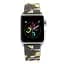 Ремінець Creasted для годинника Apple Watch 38 мм 40 мм силіконовий з пряжкою, Camouflage with yellow - мініатюра 2