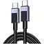 Дата кабель USB-C to USB-C 3.0m 100W L512 gray UGREEN (45065) - мініатюра 1