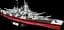 Конструктор COBI корабель 1:300 Battleship TIRPITZ 4839 - мініатюра 2