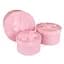 Набір подарункових коробок UFO Pink, кругла, 80303-002, 3 шт. (80303-002 Набор 3 шт PINK круг.) - мініатюра 1
