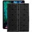 Чехол StatusCASE из экокожи для планшета Apple iPad Pro 12,9 2020 Черный ромб - миниатюра 1