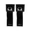Набір кутових кранів Solomon LUX 8888-CUBE 1/2" із американкою Black 30412 - мініатюра 4