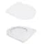 Унітаз підвісний Qtap Jay Rimless, з сидінням Slim Duroplast/ Soft-close/ Quick Relase QT07335177RW - мініатюра 5