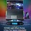 Охлаждающая подставка для ноутбука до 17.3 дюйма IceCoorel K-10 8xfans 2xUSB LCD RGB - миниатюра 5