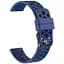 Ремешок для Xiaomi Ticwatch C2 TicWatch E TicWatch S2 Mobvoi TicWatch C2 - синий ширина крепления 20мм силикон Watchbands double (W39-1WB16575373) - миниатюра 1