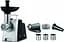 Tefal М'ясорубка HV1 7in1, 1400Вт, 1.7кг/хв, 2 решітки, насадка для ковбас, томатів, 3 терки, пластик, чорний - мініатюра 1