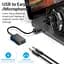 Адаптер Vention 2-port USB External Sound Card 0.15 м чорний (CDYB0) - мініатюра 3