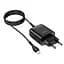 МЗП Hoco C72Q Glorious QC3.0 18W (1USB-A) + кабель USB to MicroUSB Чорний - мініатюра 3