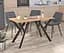 Обідній стіл Ішла 120-65 Loft Design Прямі кути (Дуб Крафт золотий) - мініатюра 1