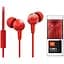 Гарнитура проводная JBL C100SI красная - миниатюра 3