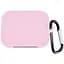 Чохол-накладка DK Silicone Candy Friendly з карабіном для OnePlus Buds Pro (pink) - мініатюра 1