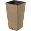 Горщик для квітів Prosperplast Furu Eco Wood з вкладкою 35 л бежевий (60123-4665) - мініатюра 1