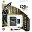 Карта пам'яті microSDXC – Kingston 256GB A2 V30 (W-90 МБ/с R-170MB/s) SDCG3/256GB + SD-адаптер - мініатюра 1