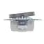 Кнопка дзвінка Brille WB-1VB Grey 42-276 - мініатюра 2
