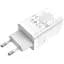 Блок питания зарядный Hoco Starlight N23 2 usb-c 45 W белый - миниатюра 6