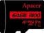 Карта пам'яті Apacer MicroSDXC R100 64GB Class 10 UHS-I/U1 + SD adapter (AP64GMCSX10UB-R) [139259] - мініатюра 2