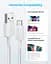 Кабель Anker 322 USB-A to USB-C - 1.8m Nylon White (6908156) - миниатюра 3