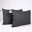Набір подушок MirSon №0109 Сolor Fun Line Stripe Black  EcoSilk 2 шт. чорний (2200011158280) - мініатюра 1