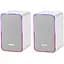Компьютерные колонки Kisonli X21 Bluetooth, 20 W, USB, RGB light, White - миниатюра 1