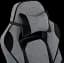 Геймерское кресло GT Racer серое с черным (X-2749-1 Fabric Gray/Black Suede) - миниатюра 6