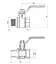Кран кульовий Thermo Alliance Standart 1 1/2" ВЗ прямий, нікель, PN40, важіль SD605NW40PN40 - мініатюра 3