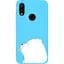 Чехол-накладка Toto Matt TPU 2 mm Print Case Xiaomi Redmi 7 #57 Bear Tongue Sky Blue - миниатюра 1